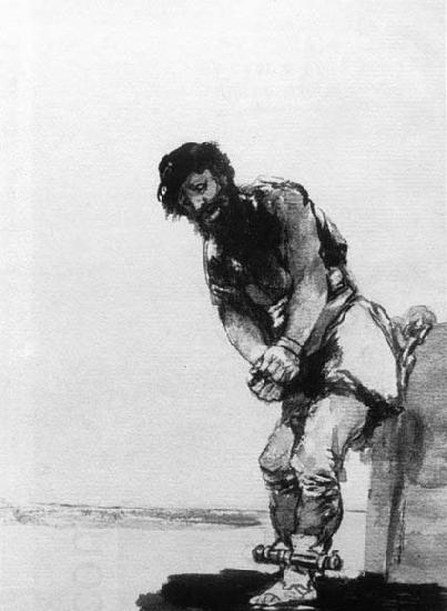 Francisco de goya y Lucientes Chained Prisoner China oil painting art